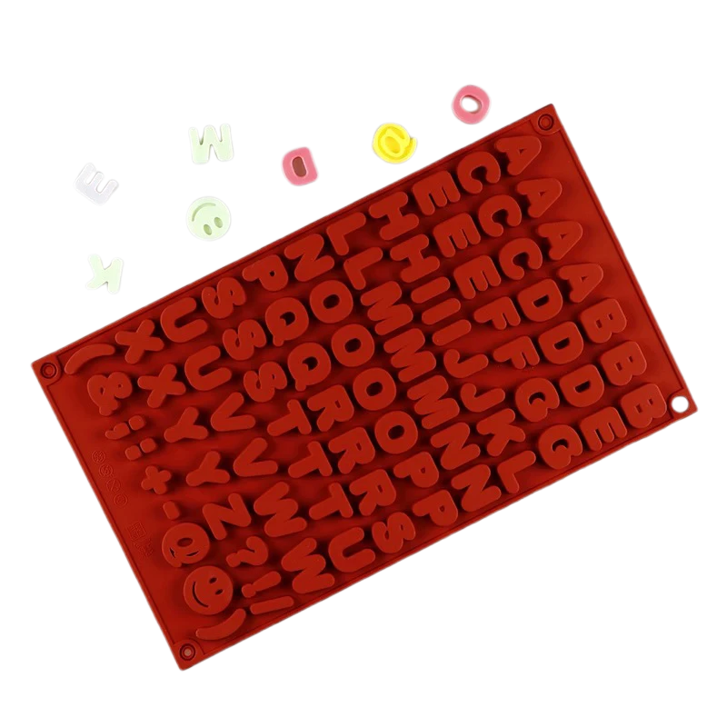 Moule en silicone alphabet